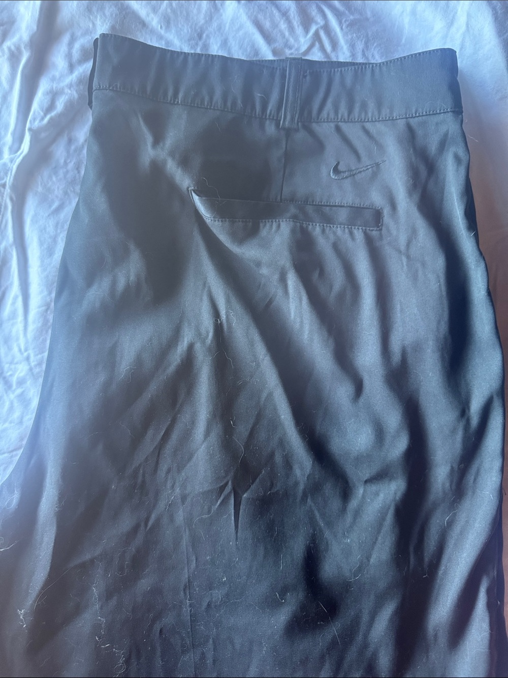 Nike Men’s Black Athletic Jogger Pants with Swoosh